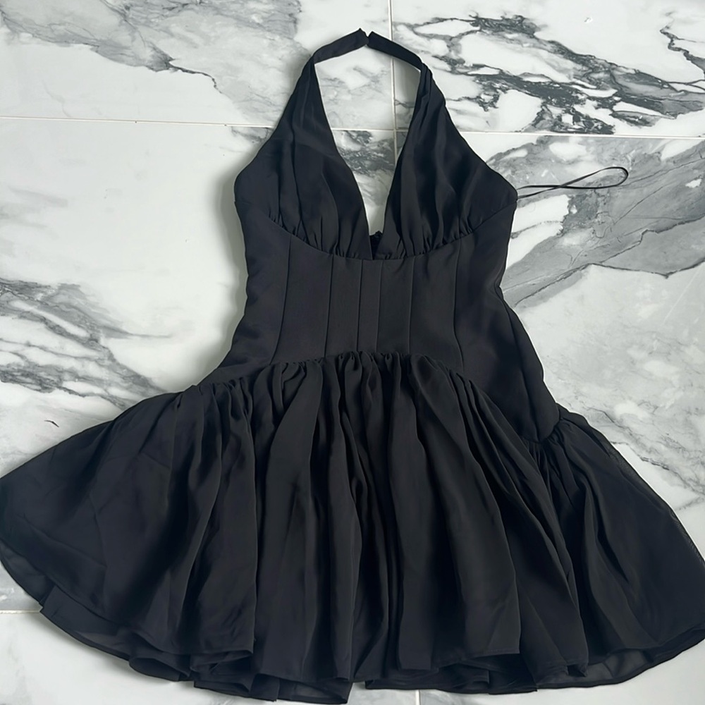 Leau black dress never worn xs/sm